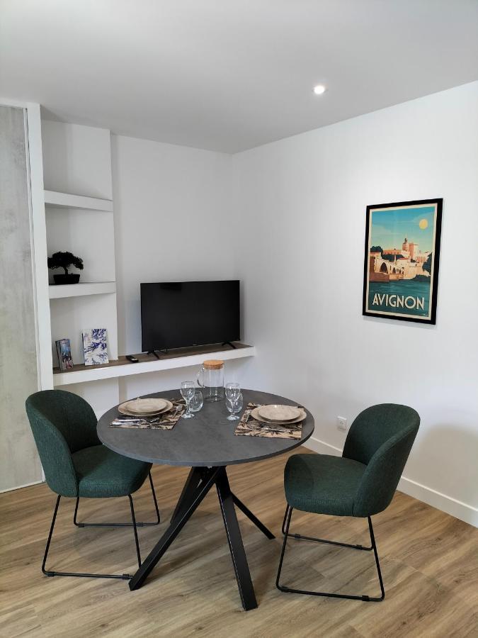 Studio Terrasse, Intra-Muros, Climatise Avec Wifi Avinhão Exterior foto